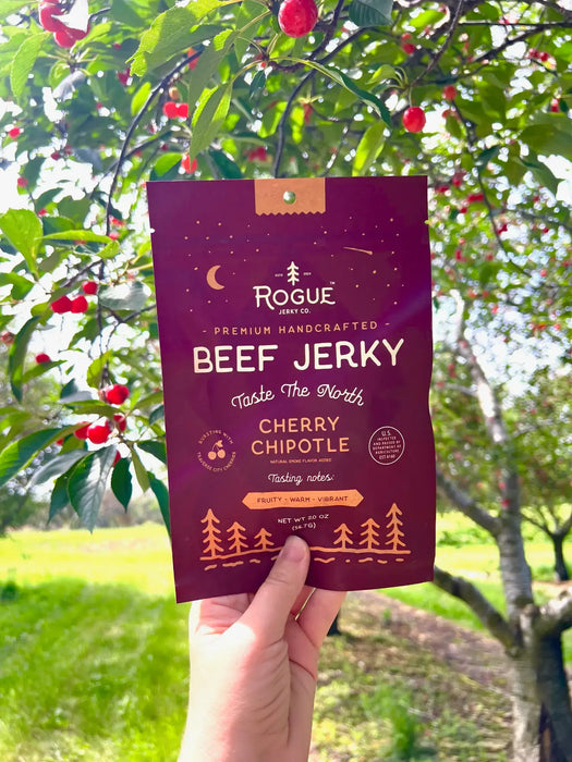 Rogue Jerky Co. - Cherry Chipotle Beef Jerky- 2.0 OZ.
