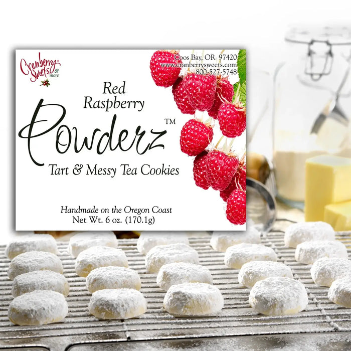 Cranberry Sweets & More - Powderz Tart and Messy Raspberry Tea Cookies