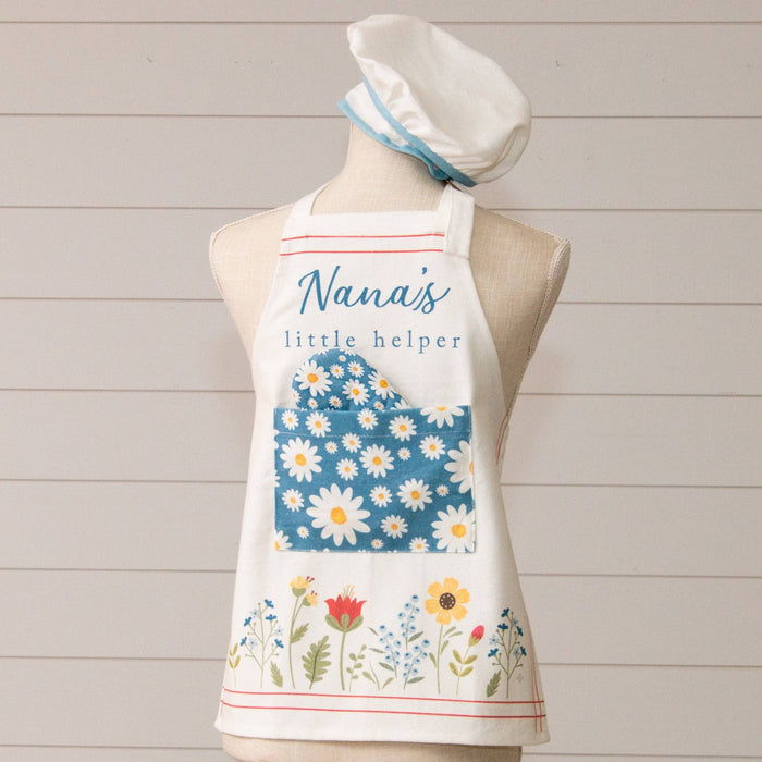 Audrey's - Child's Apron, Hat, Mitt - Nana's Little Helper