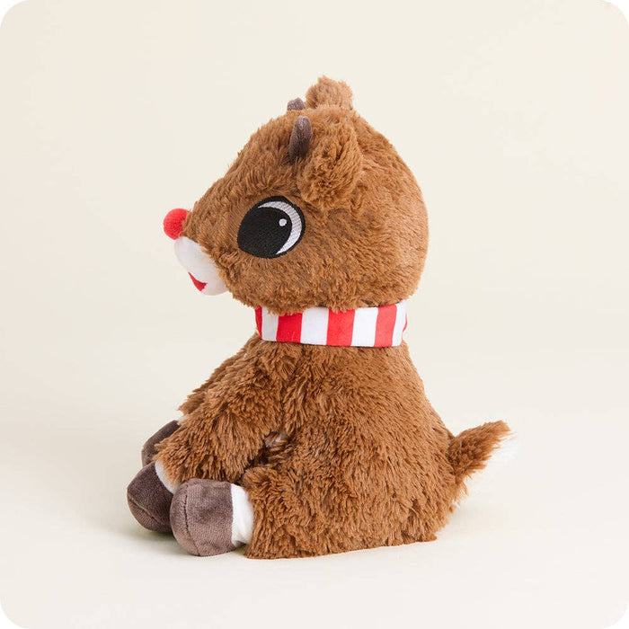 Warmies: America’s Favorite Microwave Plush Brand - Rudolph with Scarf Warmies Official Licensed Product Christmas