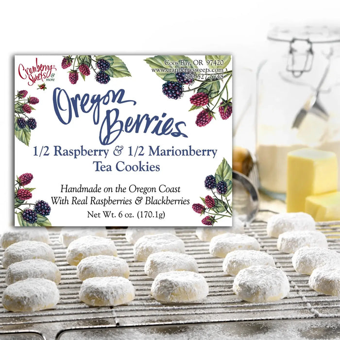 Cranberry Sweets & More - Powderz Tart and Messy Oregon Berries Tea Cookies