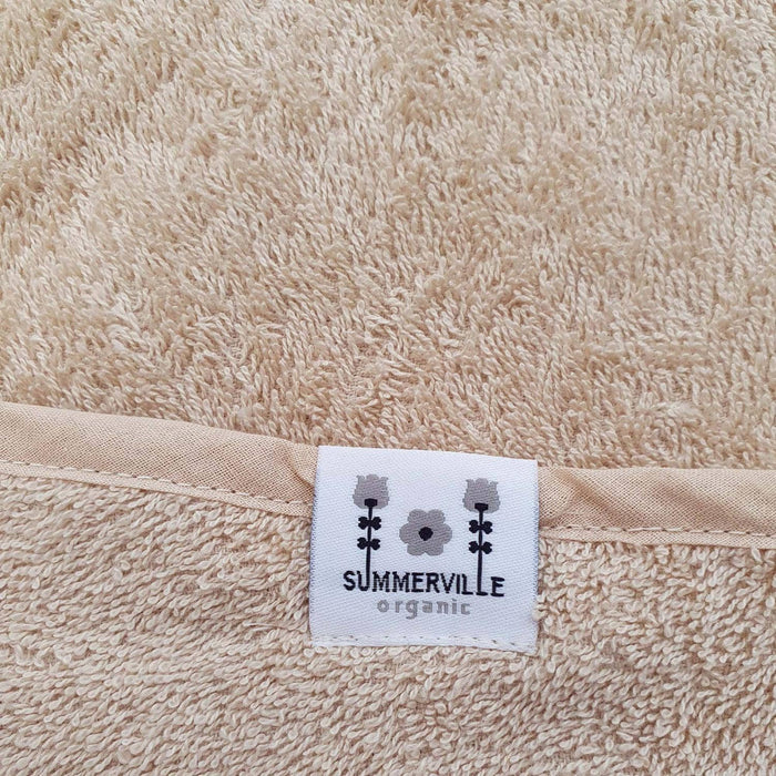 Summerville organic-Organic Hooded Baby Towel Rabbit Sand