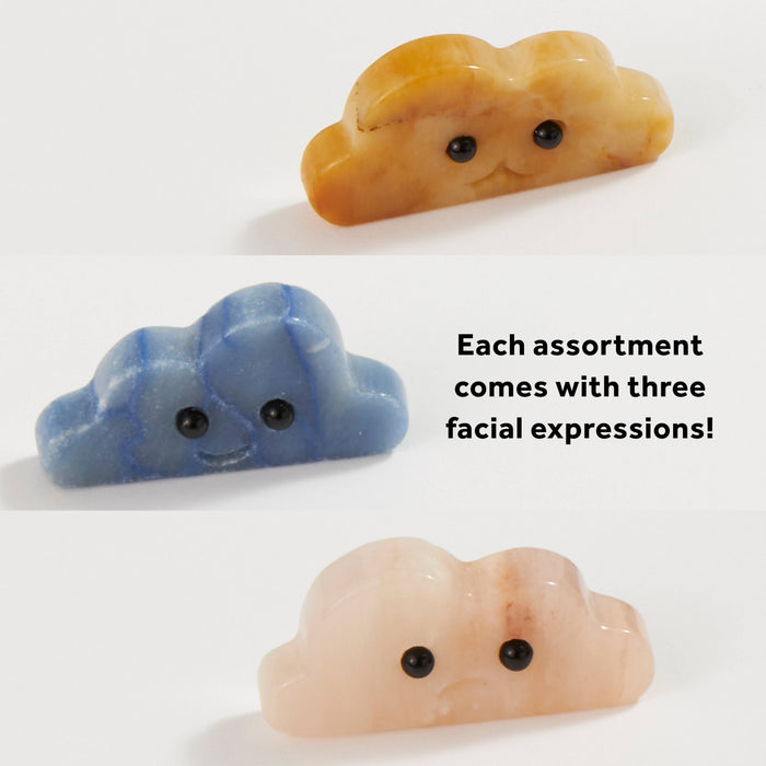 GeoCentral - Crystal Cloud Friend Assortment - Pet Rocks