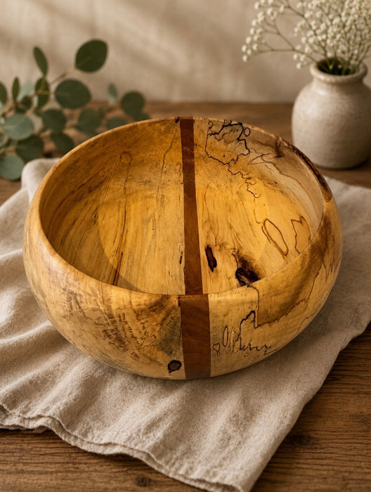 Wooden handmade bowl