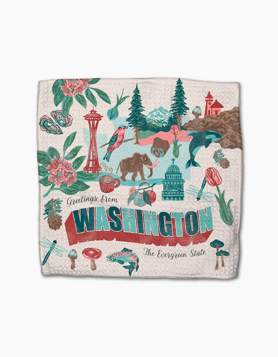 Geometry - Greetings From Washington Dishcloth Set