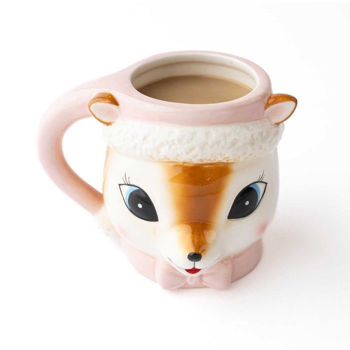 8 Oak Lane - Pink Reindeer Coffee Mug