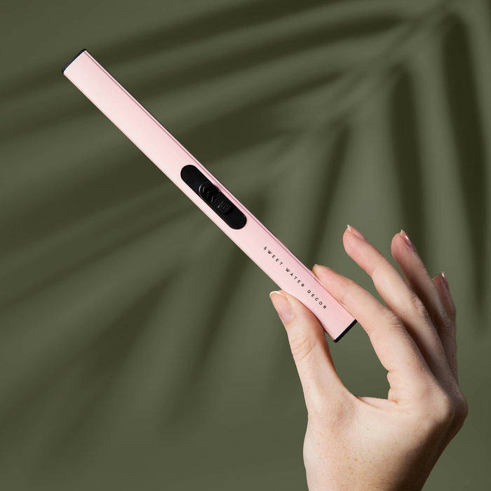 Sweet Water Decor Blush Pink Rechargeable Electric Lighter