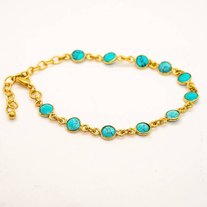 Baizaar - Stone Chainlink Bracelet