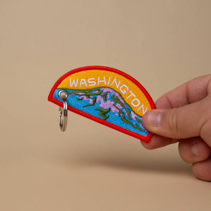 Tender Loving Empire - Mt. Rainier Washington Patch Keychain