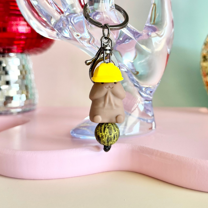 HandCrofted - Hardhat Henry Penis Keychain