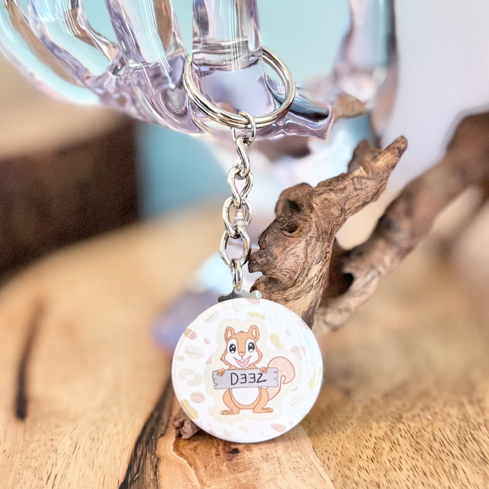 HandCrofted - Deez Nutz 1.5" Keychain