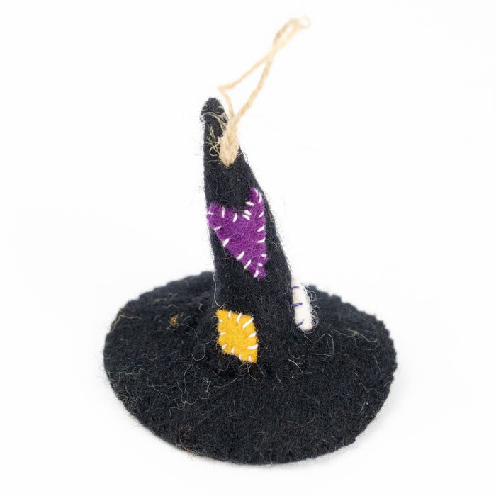 The Winding Road - Ornament - Felt Witch Hats - Halloween Decor! NEW!