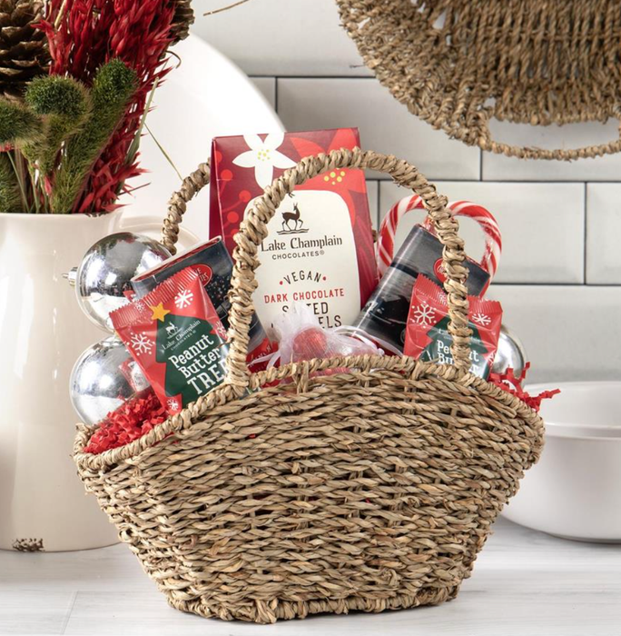 Willow Group - Oval Seagrass Mini Shopper Basket with Handles