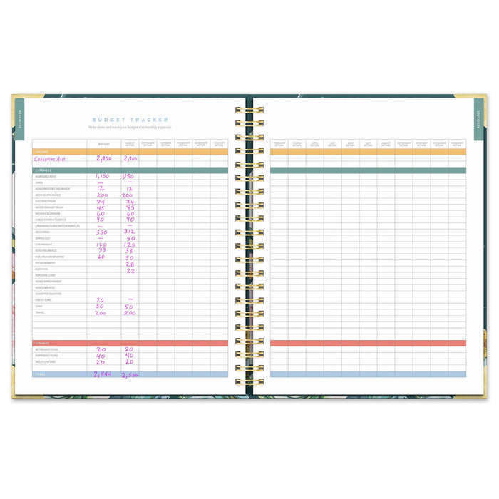 Studio Oh! - 2026 Bella Flora Extra-Large Spiral Planner