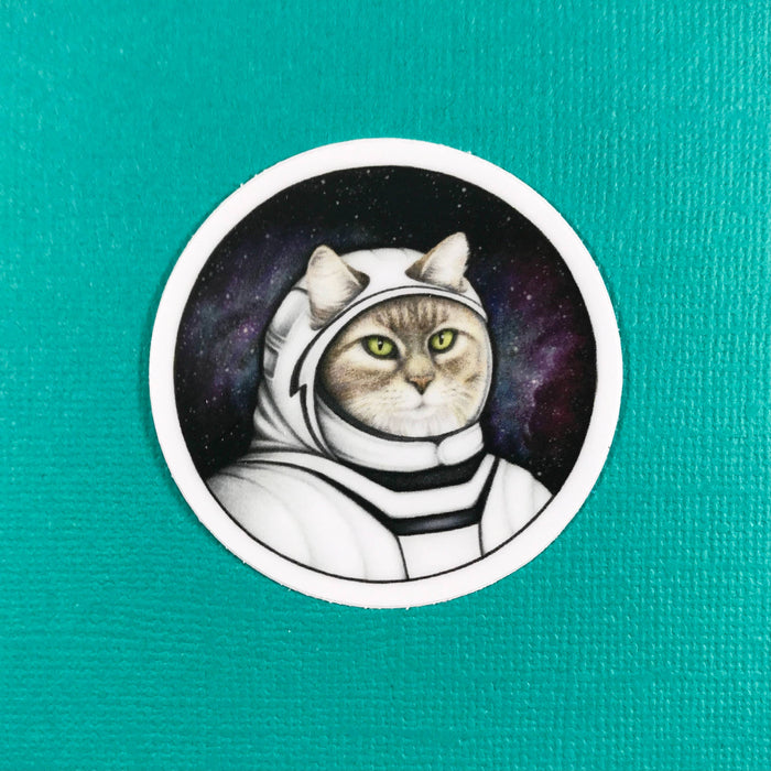 Abundance Illustration Catstronaut sticker