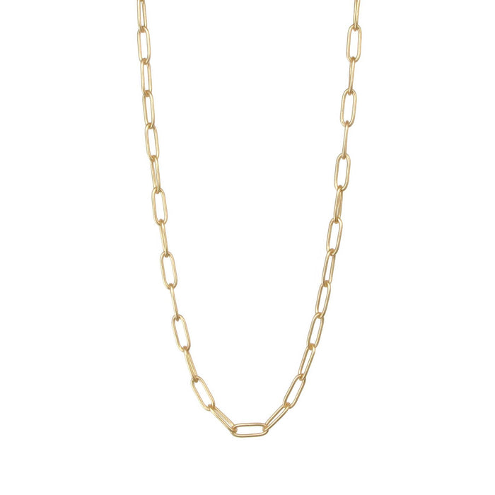 Stowaway Jewelry Small Paperclip Chain: Gold