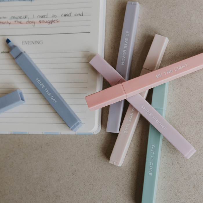 Sweet Water Decor - Neutral Highlighter Set - Stationery Set & Decor