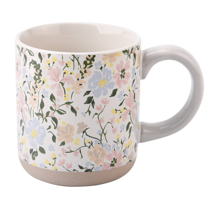 Sweet Water Decor - *NEW* Floral Stoneware Coffee Mug - Spring Home Decor