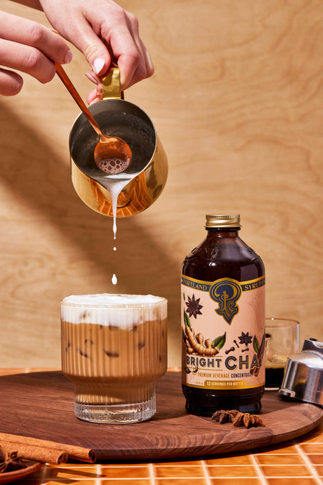 Portland Syrups - Bright Chai Syrup 12oz - cocktail / mocktail / coffee drinks