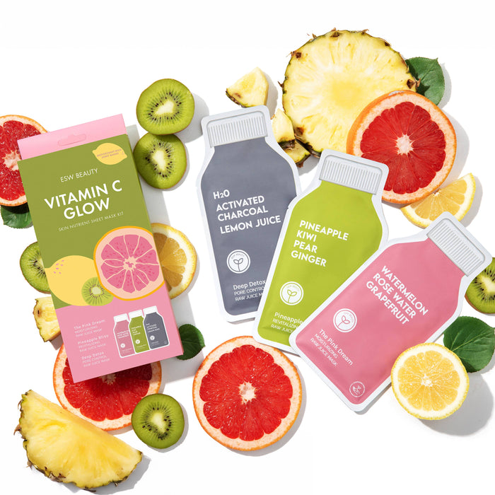 ESW Beauty - Vitamin C Glow Antioxidant Rich Sheet Mask Set