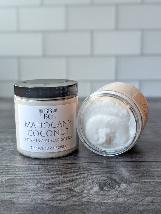 Beachy Bubbles Bath Co - Mahogany Coconut Men's Body Scrub