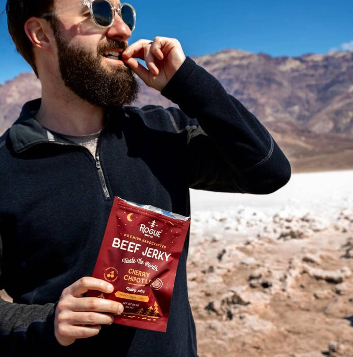 Rogue Jerky Co. - Cherry Chipotle Beef Jerky- 2.0 OZ.