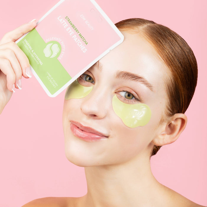 ESW Beauty - Strawberry Matcha Latte Depuffing & Hydrating Eye Patches