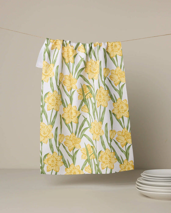 Geometry - Daffodil Darling Tea Towel