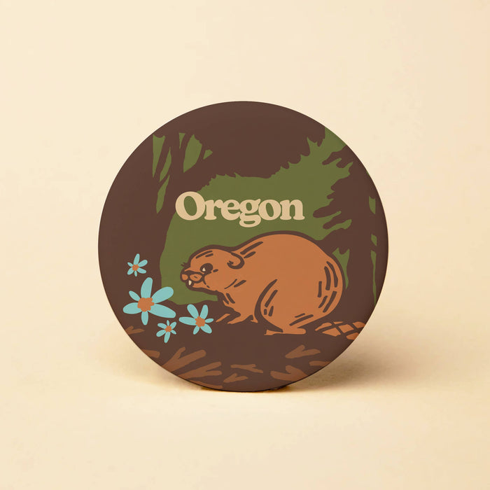 Tender Loving Empire - OR Baby Beaver Round Magnet