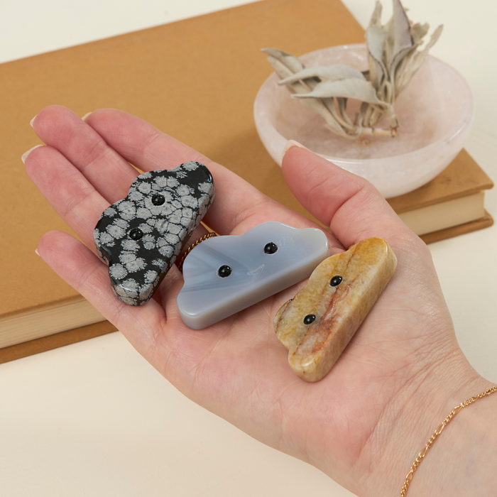 GeoCentral - Crystal Cloud Friend Assortment - Pet Rocks