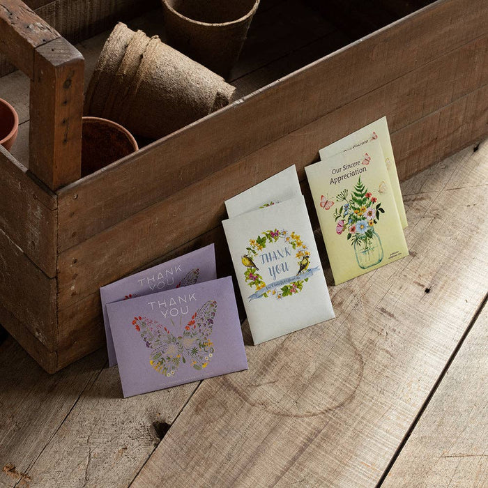 Bentley Seed Co. - Thank You Butterfly Pollinator - Pollinator Flower Mix Seed Packets