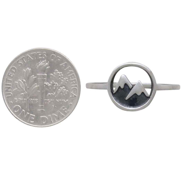Nina Designs Snow Capped Mountain Ring Bronze