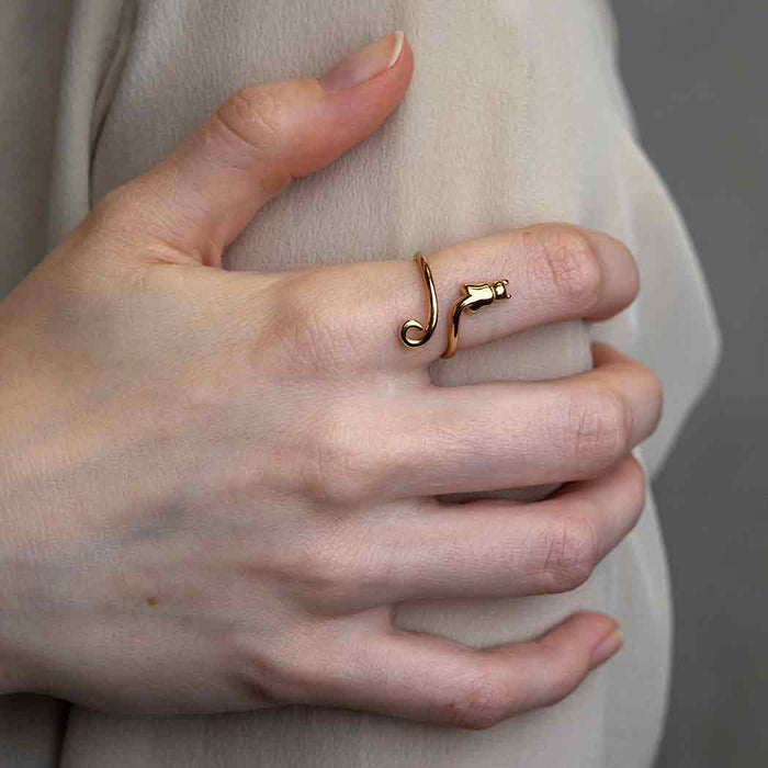 Nina Designs - Adjustable Cat Ring
