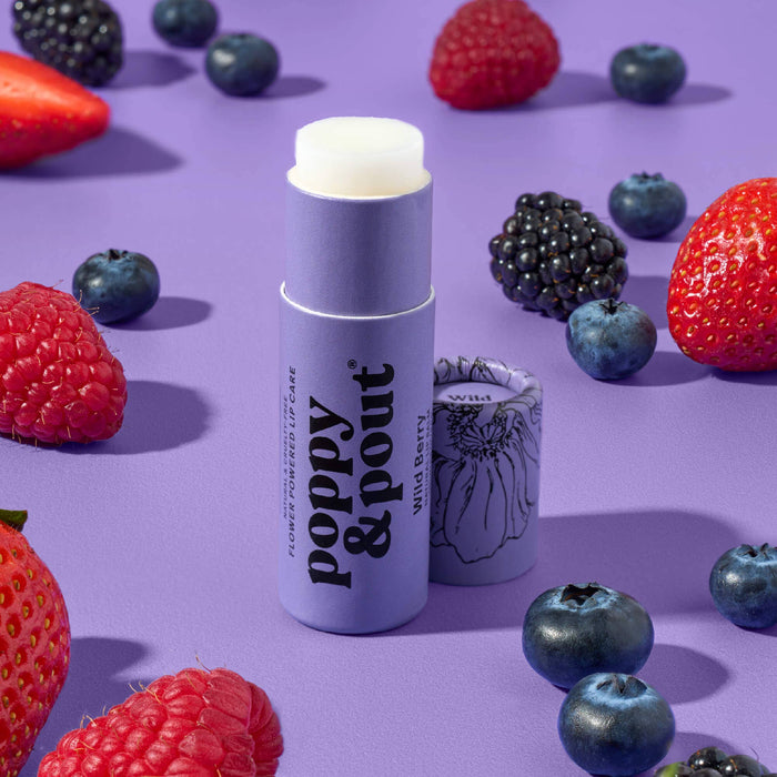 Poppy & Pout - Lip Balm, Wild Berry