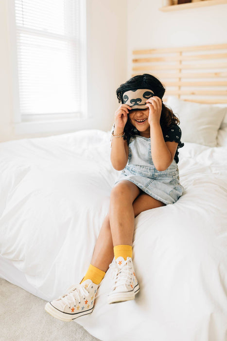 Ten Thousand Villages - Sloth Velvet Sleep Mask
