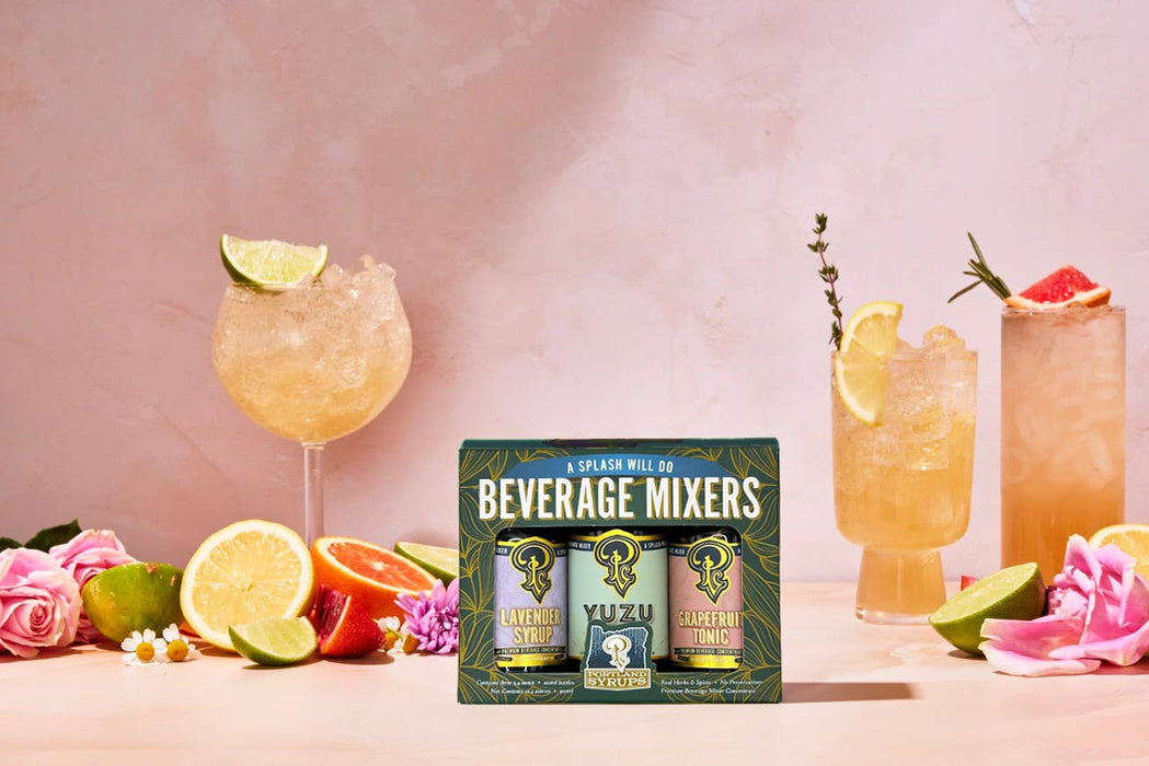 Portland Syrups - Gift Set - Green Standard Cocktail / Mocktail Drink Mixers