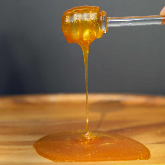 The Enchanted Hive - 6-Inch Glass Honey Dipper – Clear Drizzler for Honey Jars