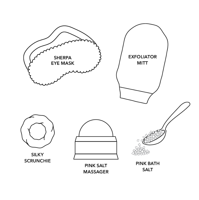 Pinch Provisions - Pink Salt Spa Kit | Spa Gifts