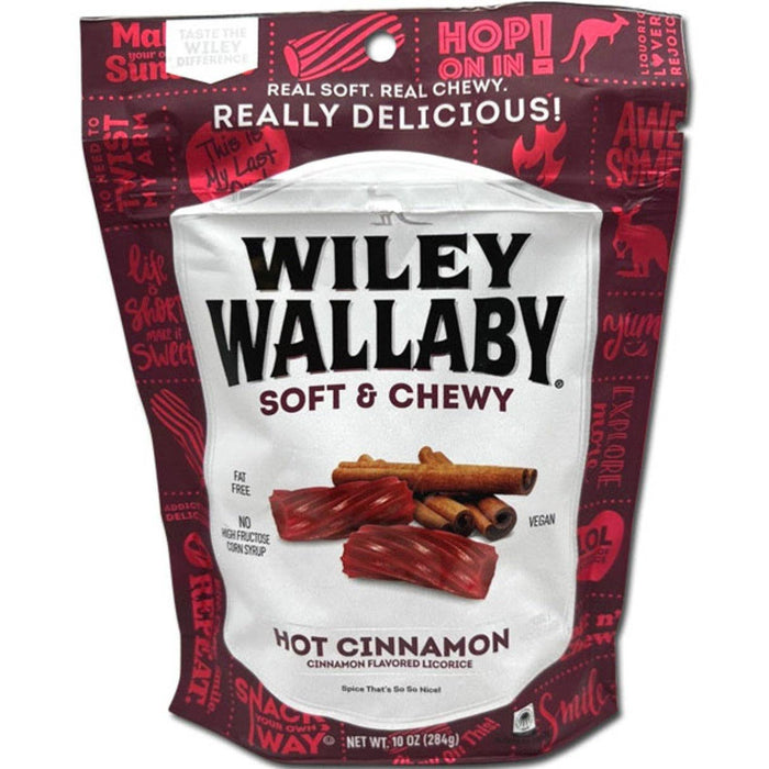 I Got Your Candy - Wiley Wallaby Soft & Chewy Hot Cinnamon Licorice 10oz