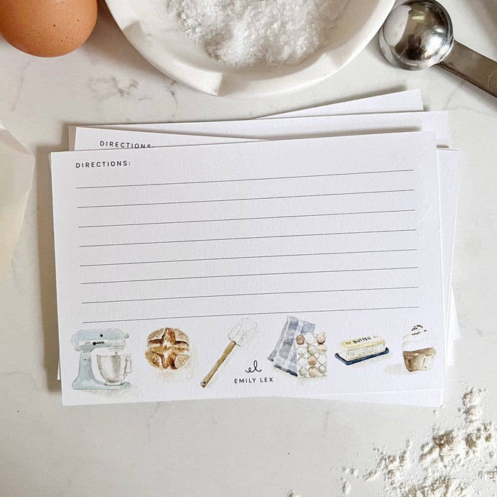 emily lex studio - Baking recipe cards