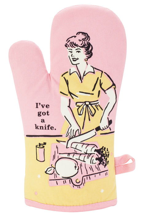 Blue Q - I've Got A Knife Oven Mitt