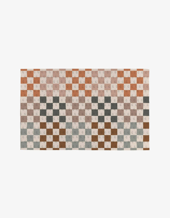 Geometry - Autumn Checkers Not Paper Towel