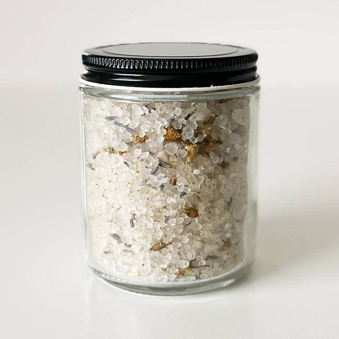 The Bohemian Box Shop - Release Bath Soak Packet - 8oz Glass Jar of Bath Salts