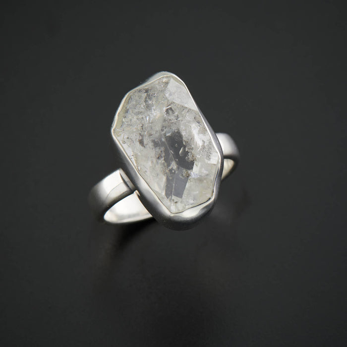 Nugent Jewelry - HERKIMER DIAMOND STERLING SILVER RING