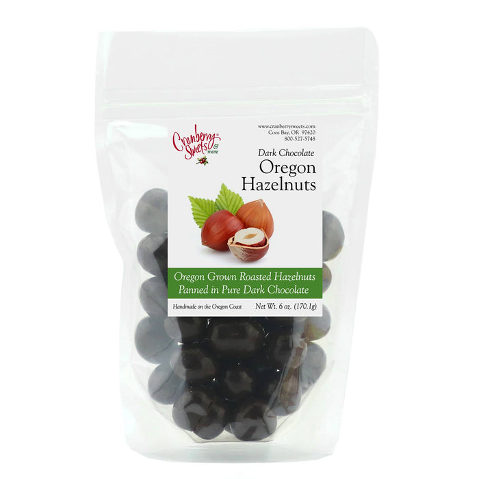 Cranberry Sweets & More - Dark Chocolate Covered Hazelnuts