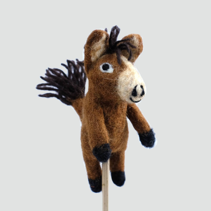 The Winding Road Felt Finger Puppets-assorted Barnyard Buddies