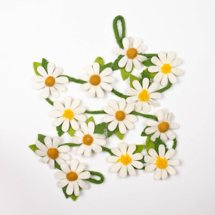 The Winding Road Felt Daisy Garland