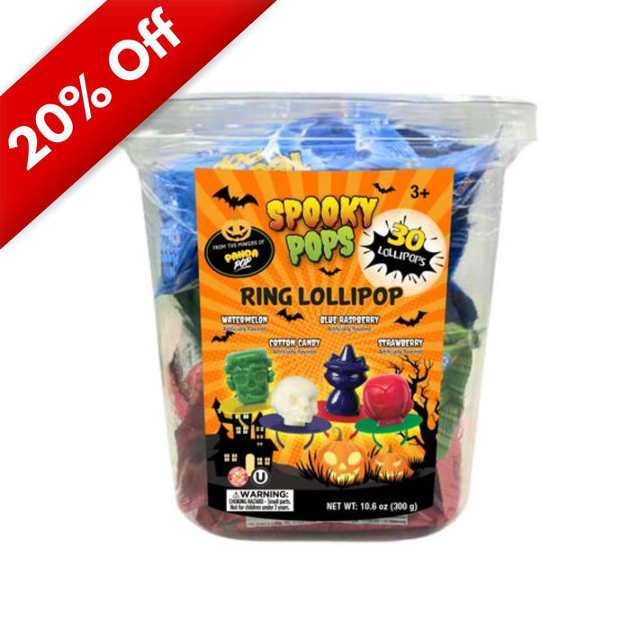 Grandpa Joe's Candy Shop - Spooky Pops Ring Lollipop
