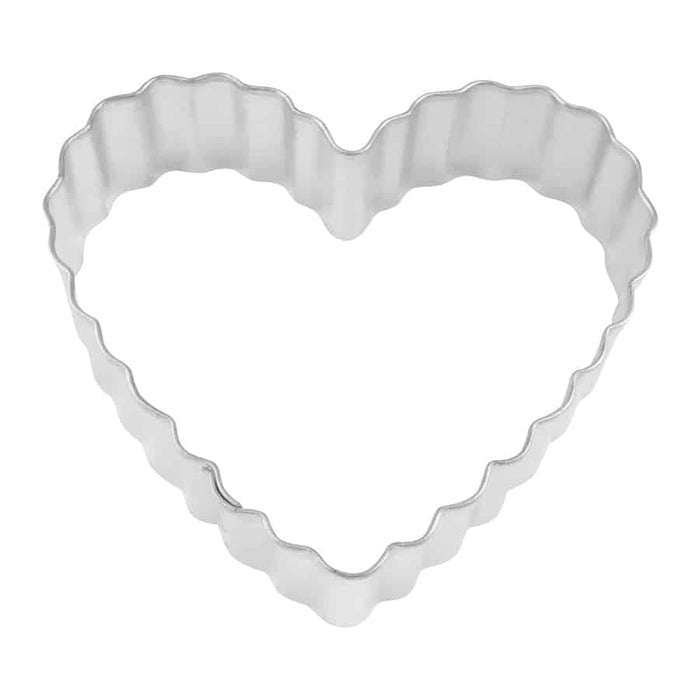 R&M International - Fluted Heart Cookie Cutter (3.5")