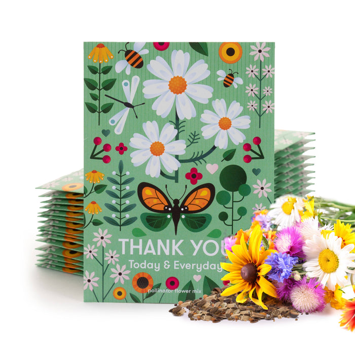 Bentley Seed Co. - Thank You Today Everyday - Pollinator Flower Mix Seed Packets